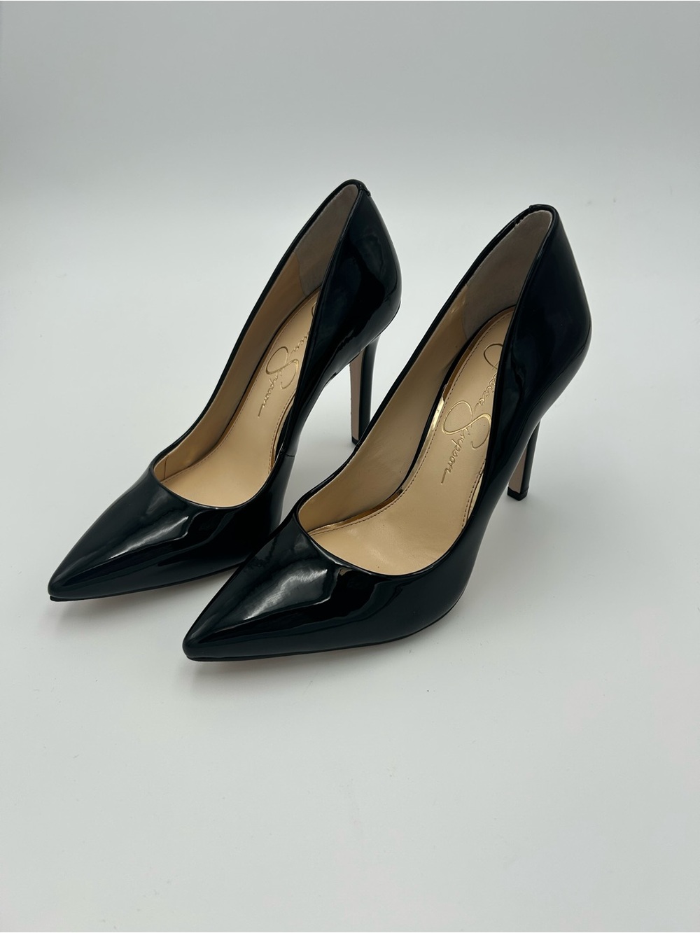 Jessica Simpson Black Cassani Pointed Toe High Heel Pumps
